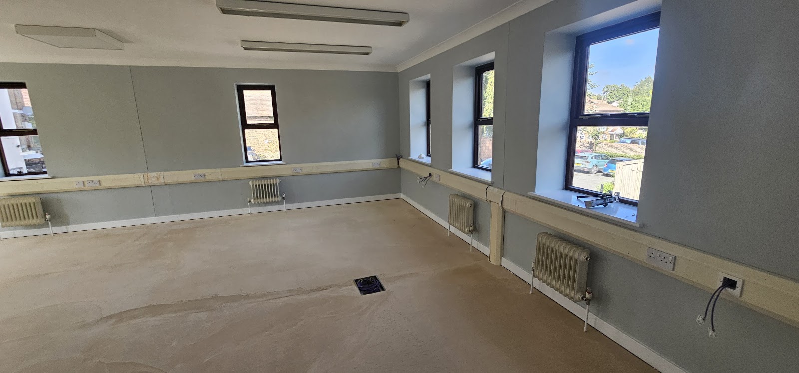Spacious office repaint by H&C Cleaning and Maintenance in Hailsham
