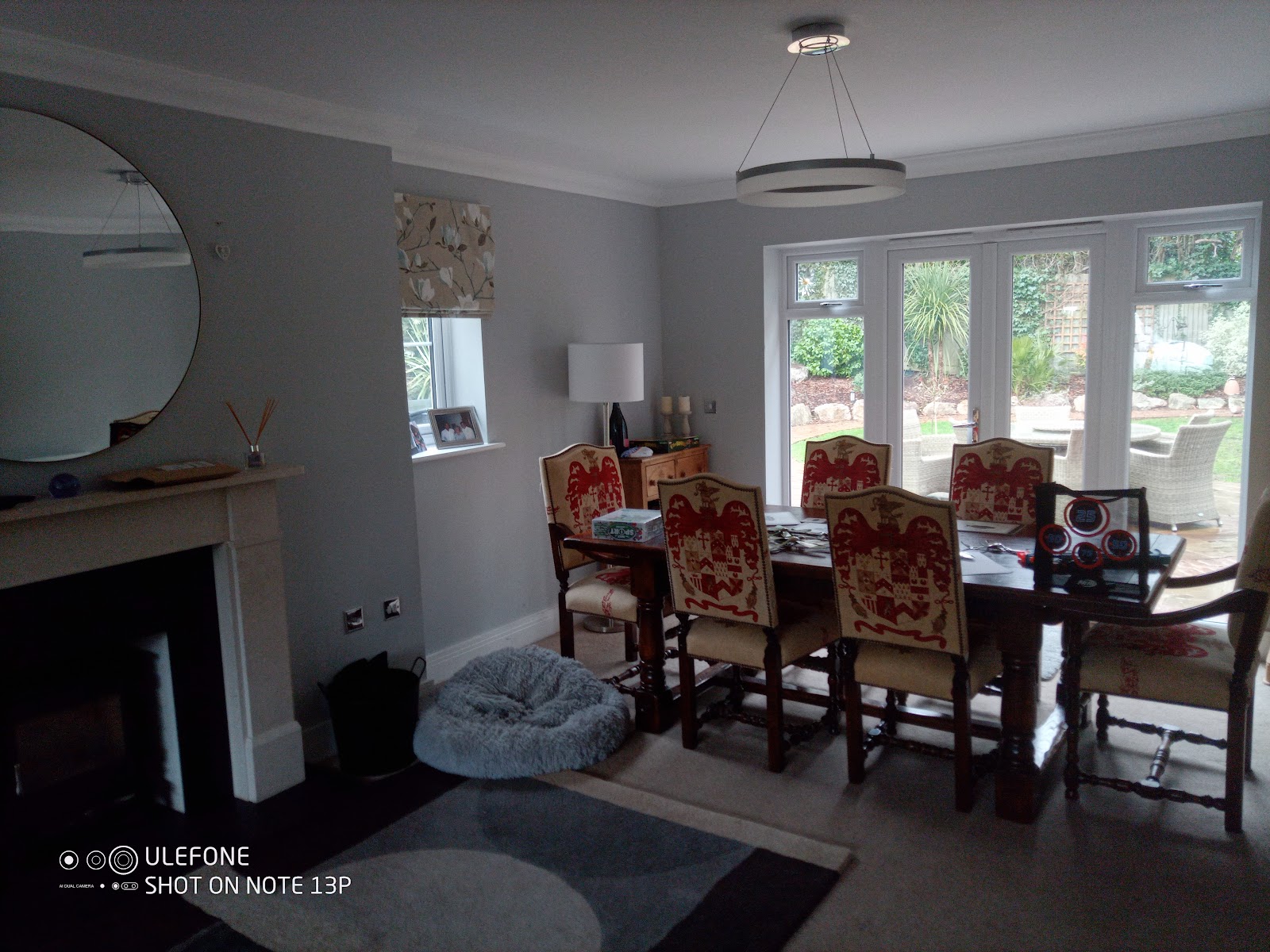 Dining room in warm grey by H&C Cleaning and Maintenance in Hailsham