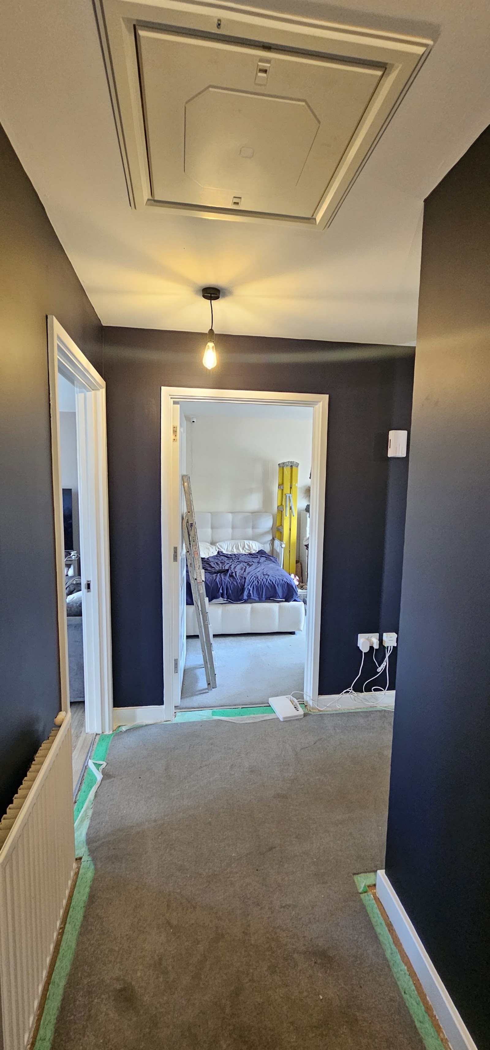 Hallway redecoration by H&C Cleaning and Maintenance in Hailsham