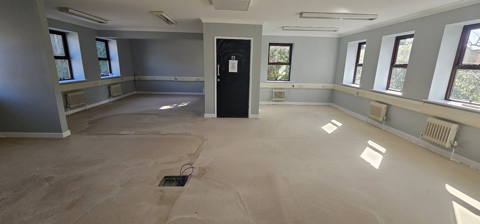 Finished office redecoration by H&C Cleaning and Maintenance in Hailsham