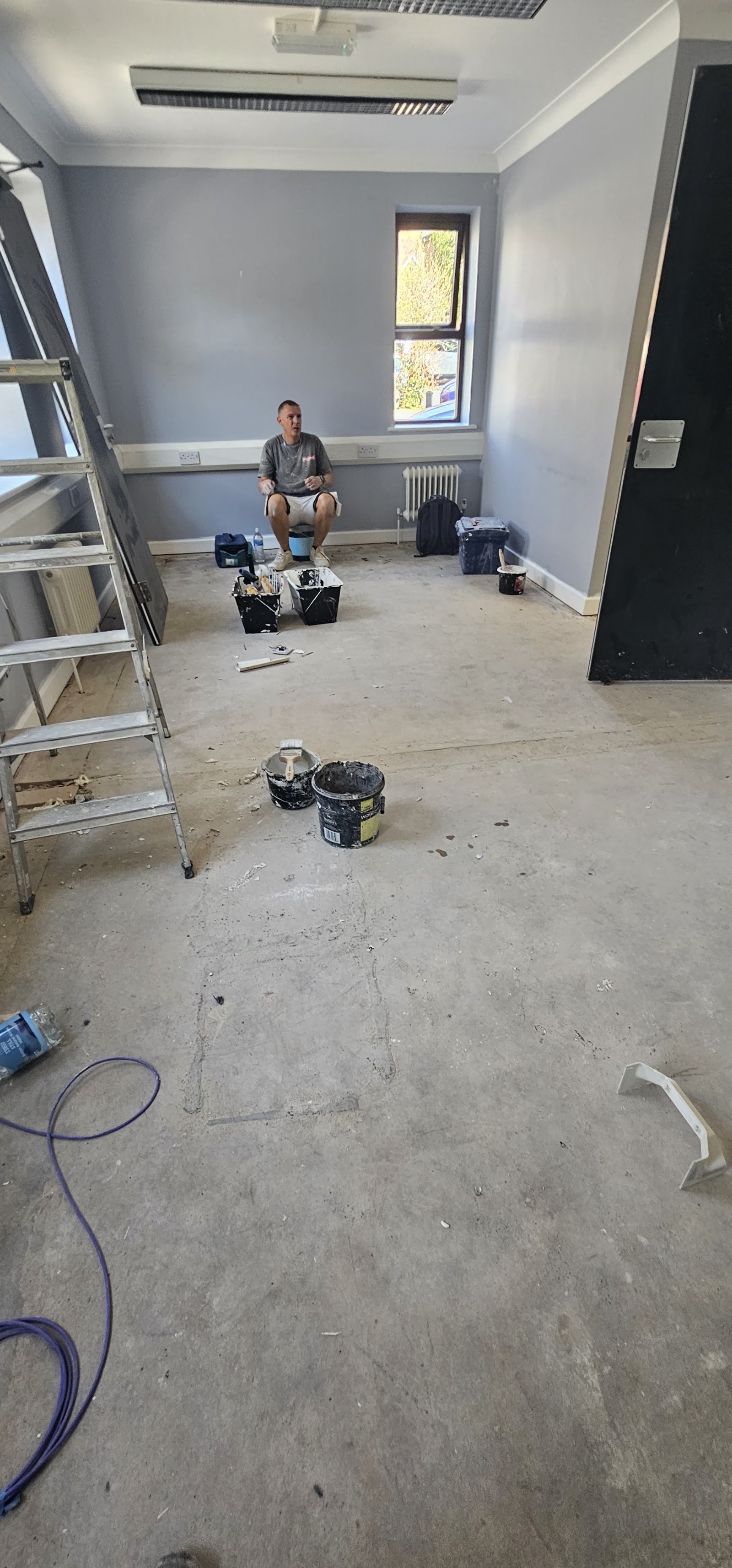 Full office redecoration by H&C Cleaning and Maintenance in Hailsham