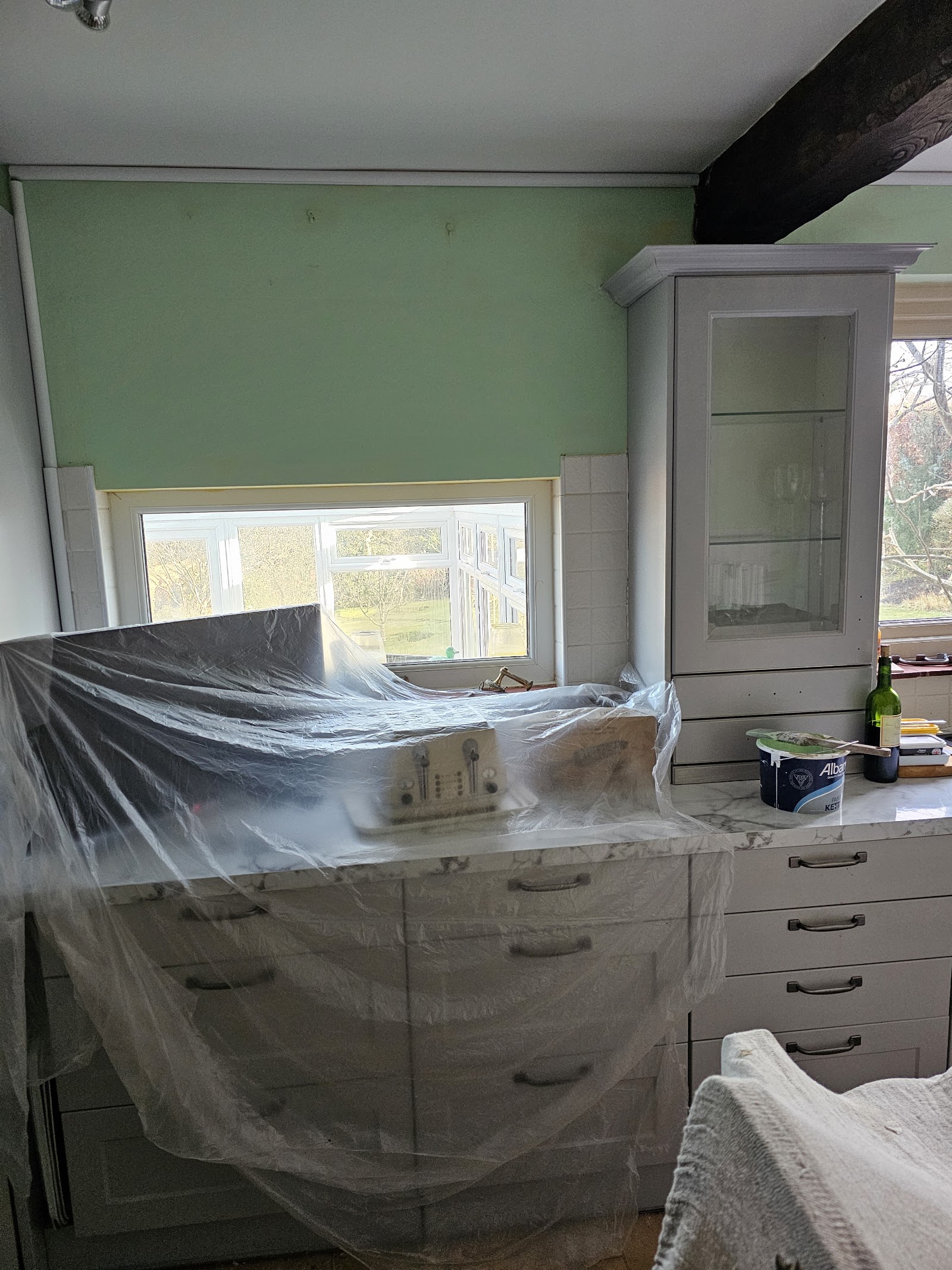 Sage kitchen transformation by H&C Cleaning and Maintenance in Hailsham