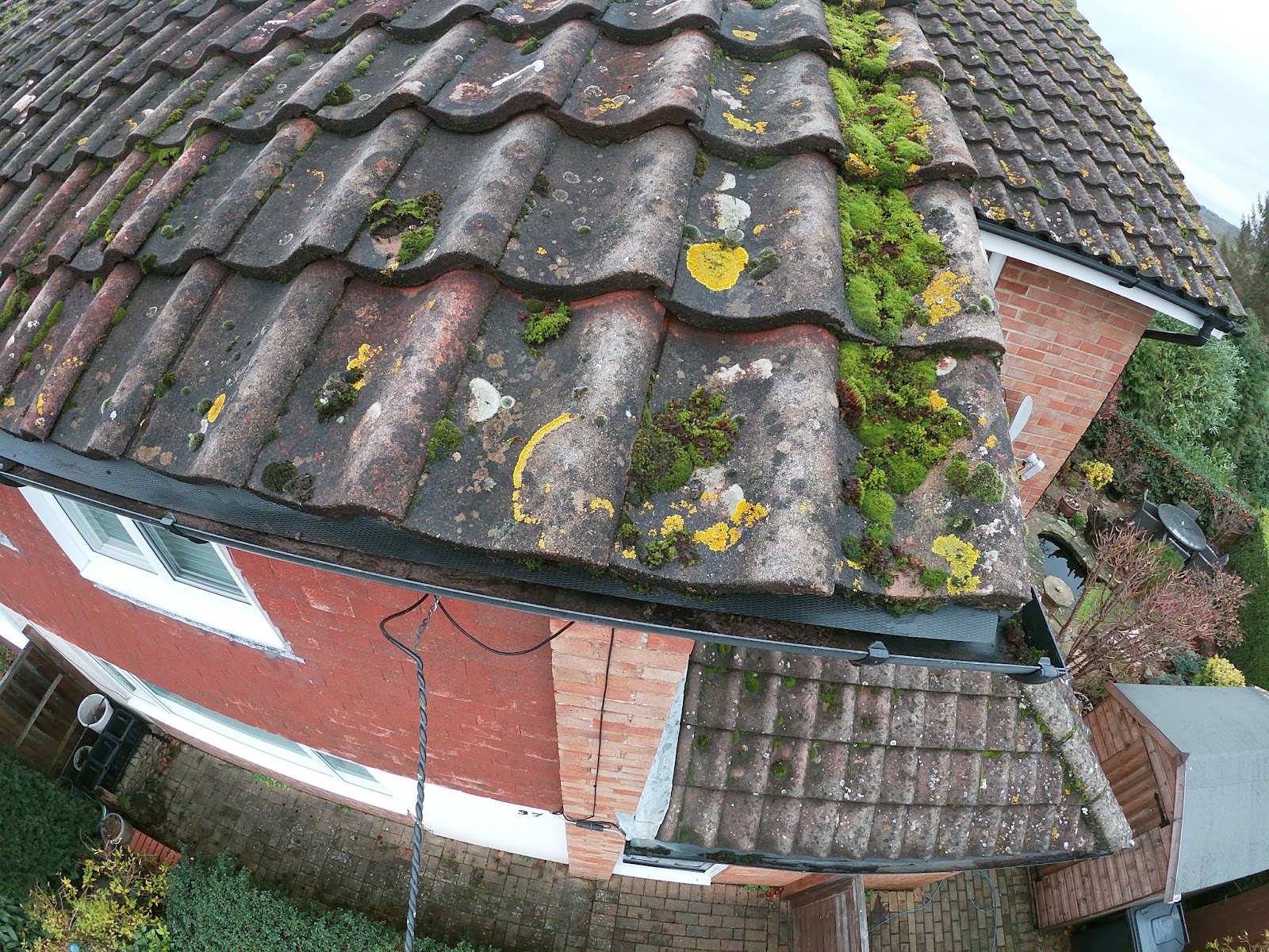 Roofline gutter inspection by H&C Cleaning and Maintenance in Hailsham