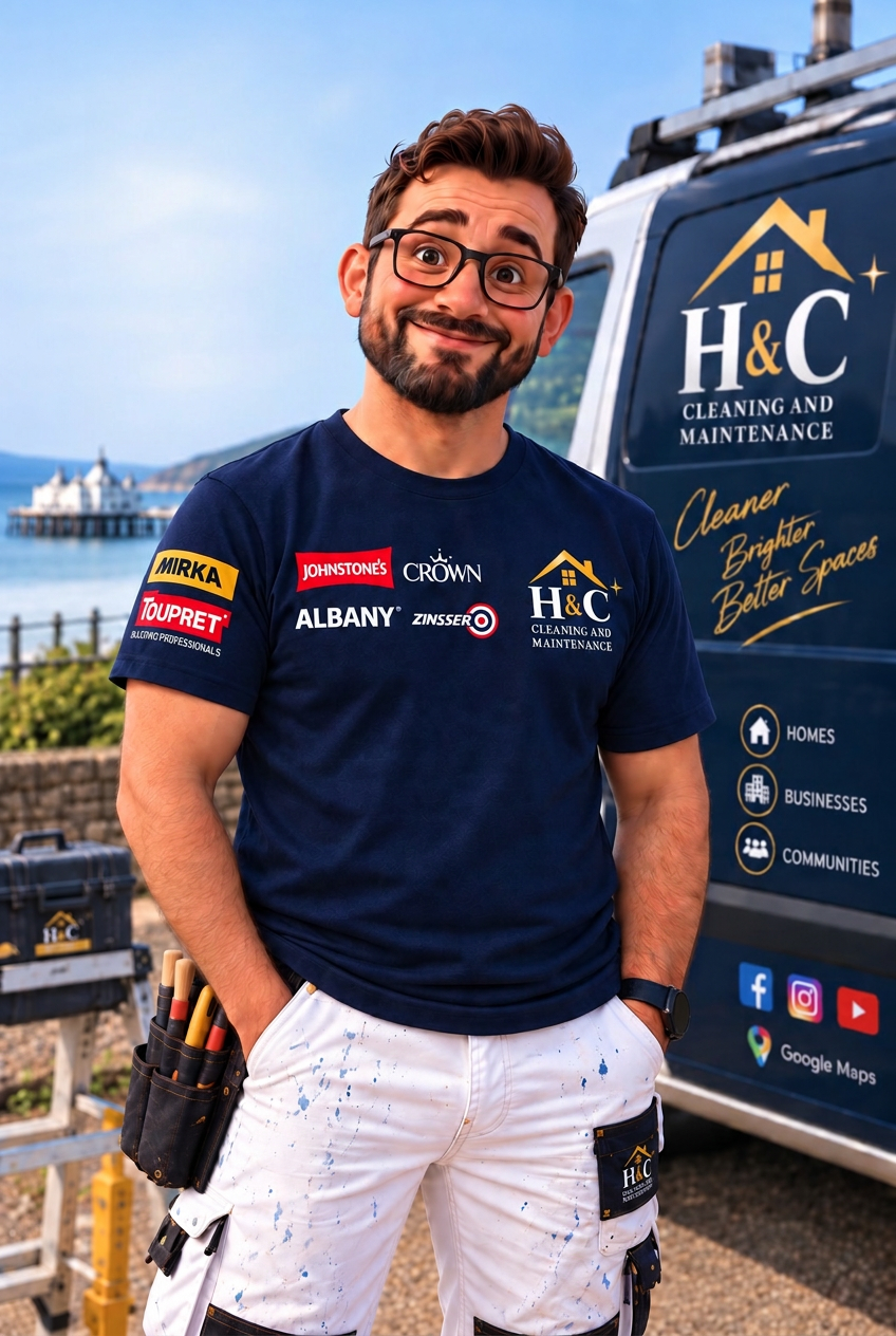 H&C’s Matt Holford beside Eastbourne Pier